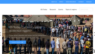 issafrica.org Screenshot