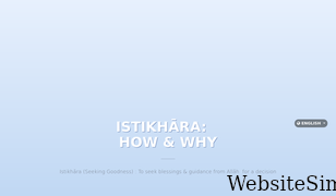 istikhara.com Screenshot