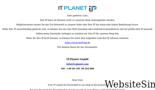 it-planet.com Screenshot