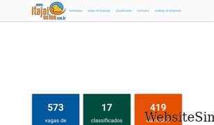 itajaionline.com.br Screenshot