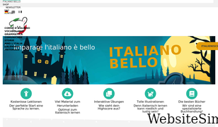 italiano-bello.com Screenshot