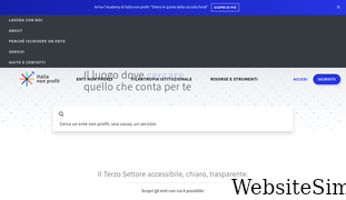 italianonprofit.it Screenshot