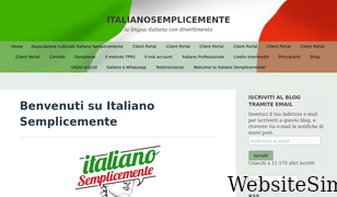 italianosemplicemente.com Screenshot