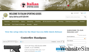 italiansportinggoods.com Screenshot