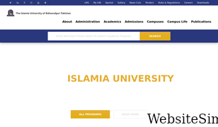 iub.edu.pk Screenshot