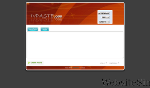 ivpaste.com Screenshot