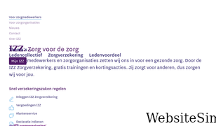 izz.nl Screenshot