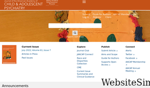 jaacap.org Screenshot