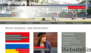 jade-hs.de Screenshot
