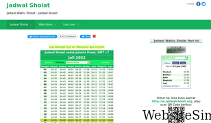 jadwalsholat.org Screenshot