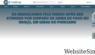 jaenoticia.com.br Screenshot