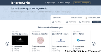 jakartakerja.com Screenshot