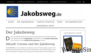 jakobsweg.de Screenshot