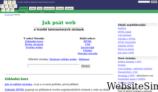 jakpsatweb.cz Screenshot