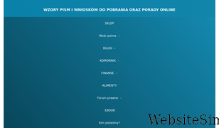 jakwyjsczdlugow.pl Screenshot