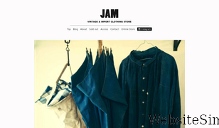 jam-clothing.com Screenshot