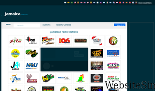 jamaicaradio.net Screenshot