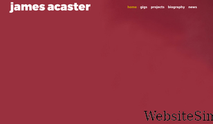 jamesacaster.com Screenshot