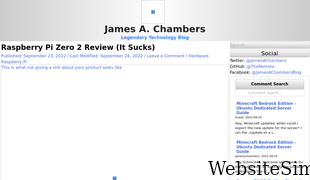 jamesachambers.com Screenshot