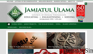jamiat.org.za Screenshot