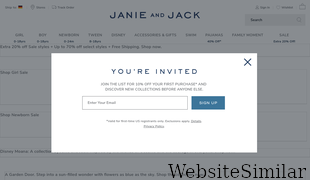 janieandjack.com Screenshot