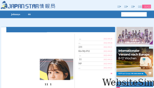 japanstarinfo.com Screenshot