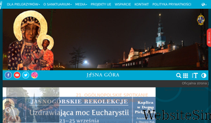 jasnagora.pl Screenshot