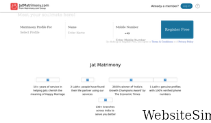 jatmatrimony.com Screenshot