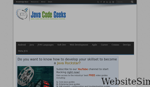 javacodegeeks.com Screenshot