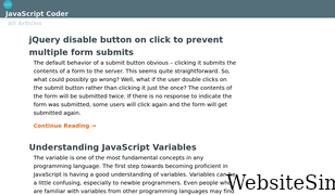 javascript-coder.com Screenshot