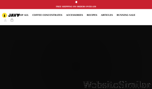 javycoffee.com Screenshot