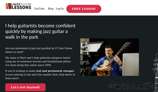 jazzguitarlessons.net Screenshot