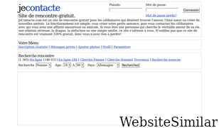 jecontacte.com Screenshot