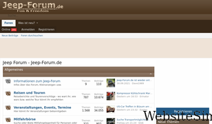 jeep-forum.de Screenshot
