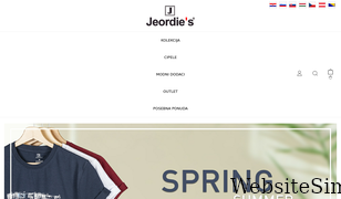 jeordiesmen.com Screenshot
