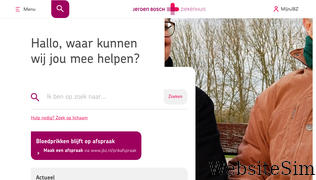 jeroenboschziekenhuis.nl Screenshot