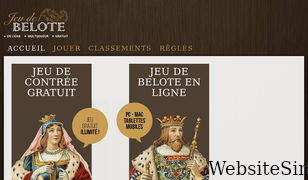 jeu-belote.fr Screenshot