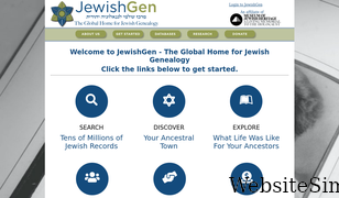 jewishgen.org Screenshot