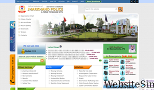 jhpolice.gov.in Screenshot