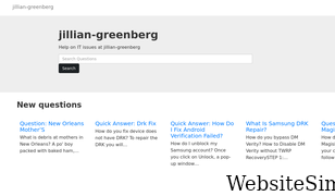 jillian-greenberg.com Screenshot