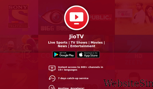 jiotv.com Screenshot