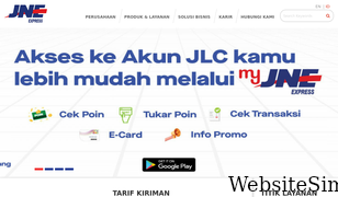 jne.co.id Screenshot