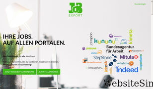 jobexport.de Screenshot