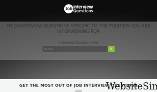 jobinterviewquestions.com Screenshot