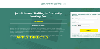 jobsathome-staffing.com Screenshot