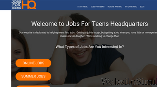 jobsforteenshq.com Screenshot