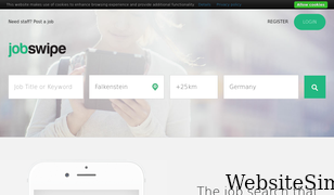 jobswipe.net Screenshot