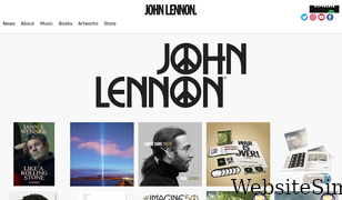 johnlennon.com Screenshot