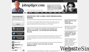 johnpilger.com Screenshot