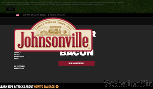 johnsonville.com Screenshot